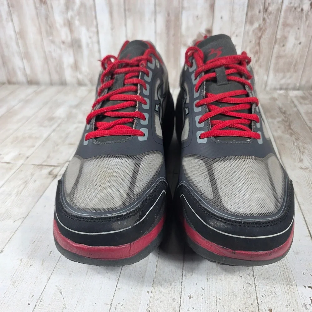 Gravity Defyer G-Defy Ion Mens Grey Black Red‎ Walking Shoes TB9022MRG-W Size 12